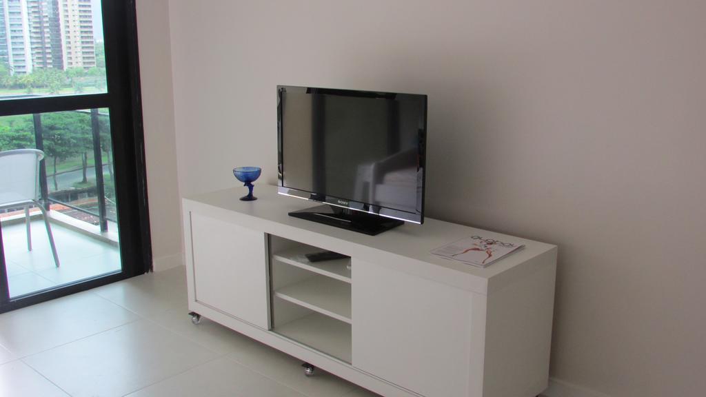 Lindo Apto No Barrabela, Todo Equipado, Com Arcondicionados Split Novos No Quarto E Na Sala, Limpissimo, Cheiroso, Novinho, Condominio Em Frente A Praia, Com Piscina Aquecida, Sauna, Quadra, Academia, Lavanderia, Salao De Beleza, Restaurantes, Mercad Río de Janeiro Habitación foto